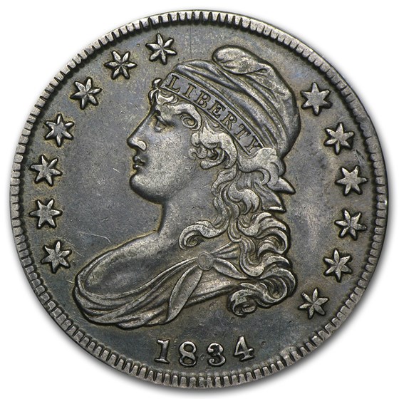 1834 Capped Bust Half Dollar XF 1834 Capped Bust Half Dollar XF